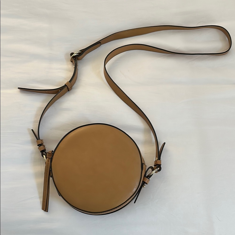 Tan Vegan Leather Crossbody Bag